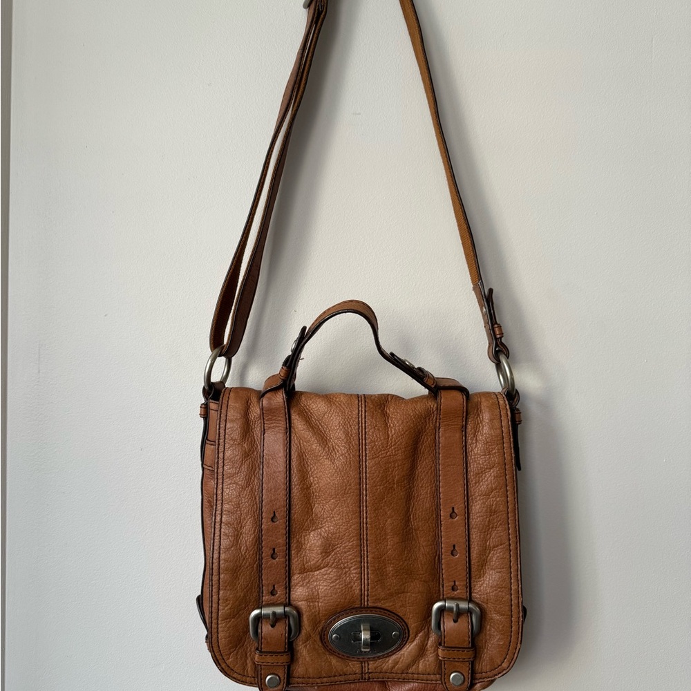 Fossil Maddox Vintage Crossbody Brown Bag